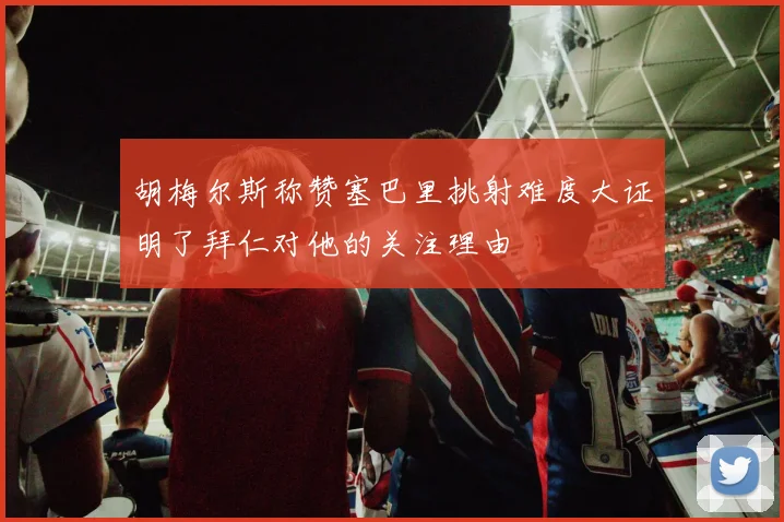 胡梅尔斯称赞塞巴里挑射难度大证明了拜仁对他的关注理由
