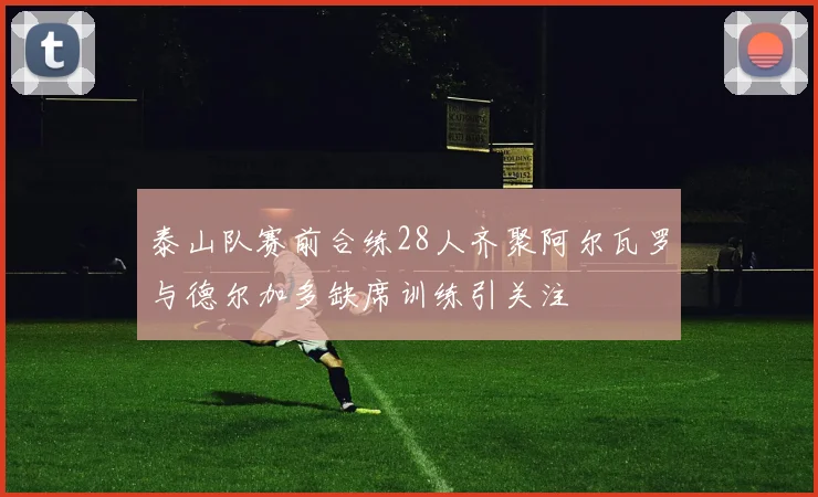 泰山队赛前合练28人齐聚阿尔瓦罗与德尔加多缺席训练引关注